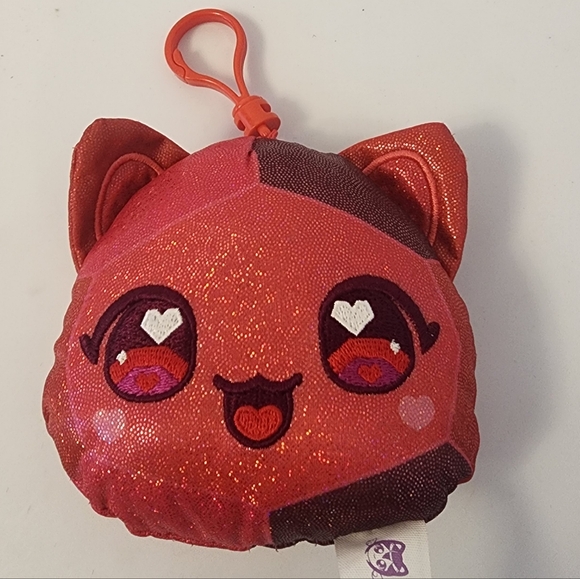 Aphmau MeeMeows Surprise Plush Keychain Bagclip Ruby - Picture 1 of 4